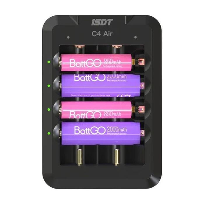 Зарядное устройство для аккумуляторов iSDT C4 Air Quick Battery Charger (iSDT-C4)