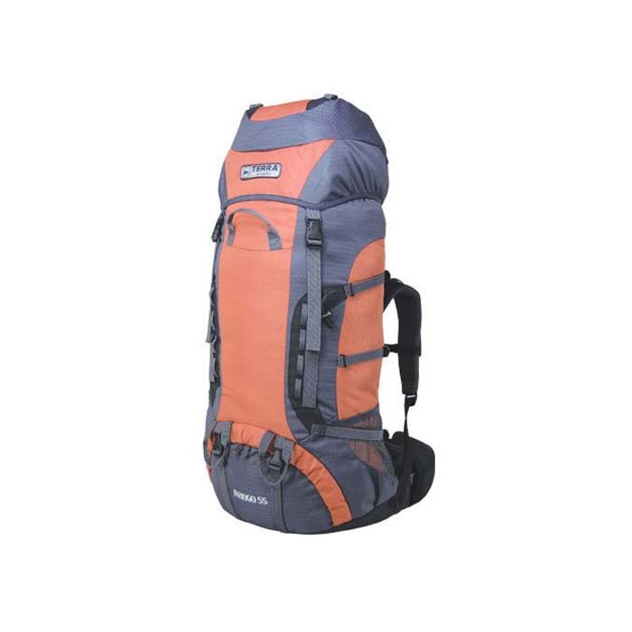 Рюкзак туристический Terra Incognita Rango 55 orange / gray (4823081500353)