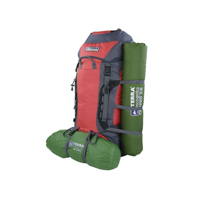 Рюкзак туристический Terra Incognita Rango 55 orange / gray (4823081500353) изображение 4