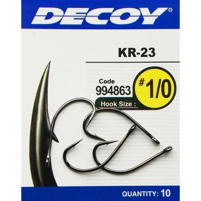 Крючок Decoy KR-23 Black Nickeled 03 (12 шт/уп) (1562.03.22) изображение 2