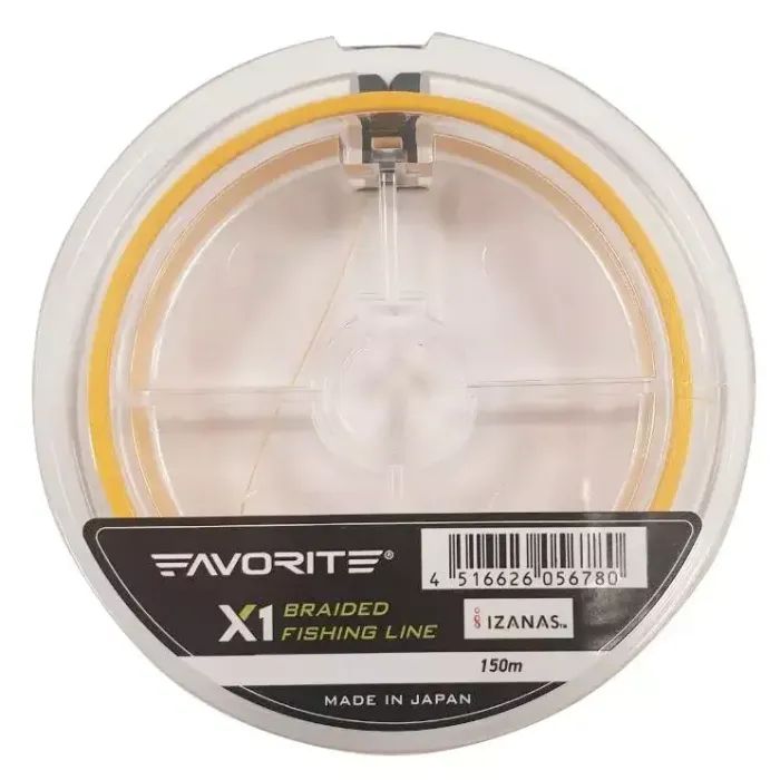 Шнур Favorite X1 PE 4x 150m 0.6/0.128mm 12lb/5.4kg Orange (1693.11.18) изображение 2