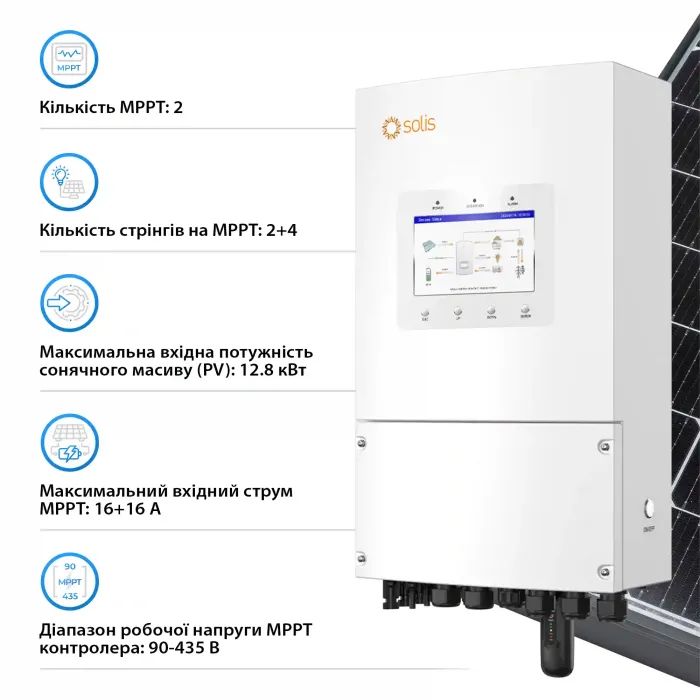 Солнечный инвертор Solis S6 8kW (S6-EH1P8K-L-PLUS) изображение 3