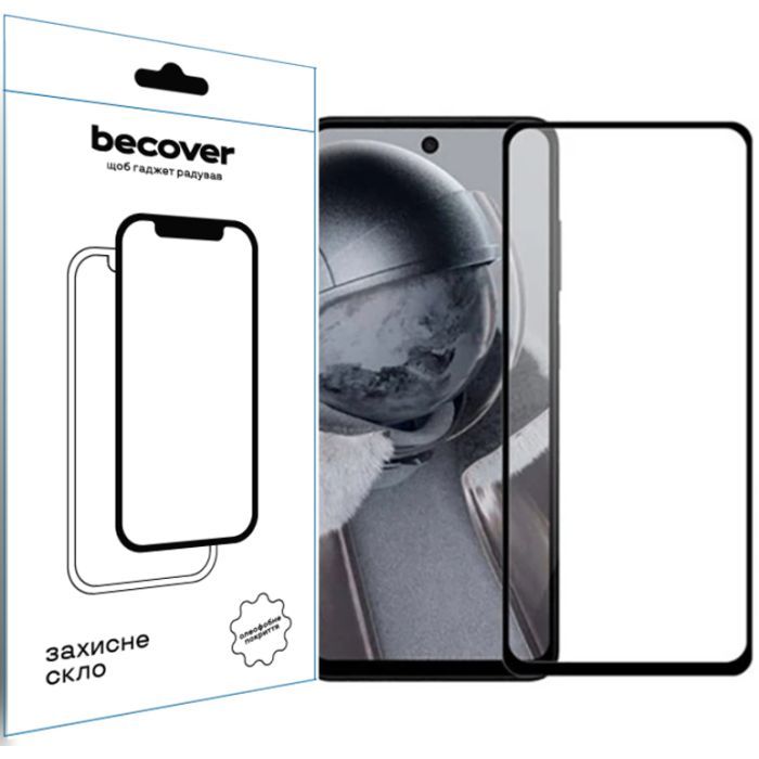 Скло захисне BeCover Poco F6 Pro Black (712585)