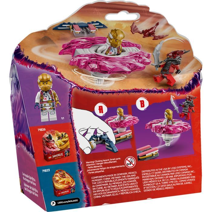 Конструктор LEGO Ninjago Дракон Сори Спин-джитсу (71824) изображение 6