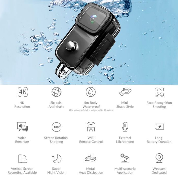 Экшн-камера SJCAM C200 (6972476160820) изображение 6