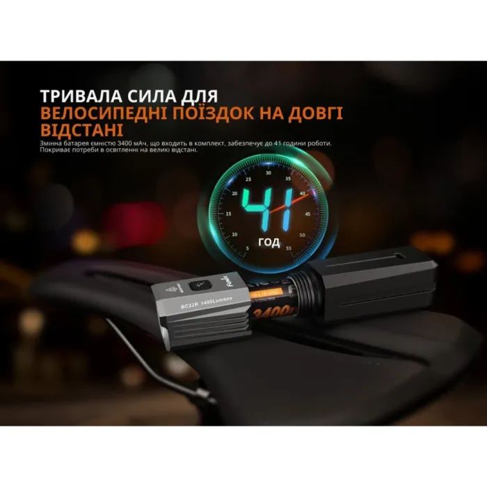 Передняя велофара Fenix BC22R изображение 12