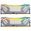 Модуль памяти для компьютера DDR5 48GB (2x24GB) 8400 MHz Renegade RGB White/Silver Kingston Fury (ex.HyperX) (KF584CU40RWAK2-48) изображение 2