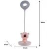 Настільна лампа Kite Bear LED з акумулятором, рожева (K24-492-2-2) зображення 7