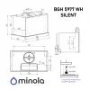 Витяжка кухонна Minola BGH 5977 WH Silent зображення 12