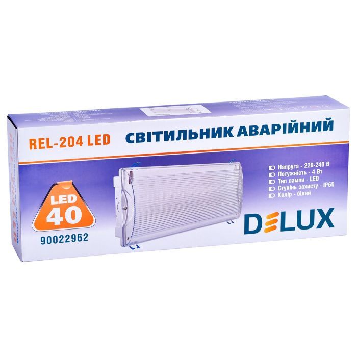 Світильник Delux REL-204 (3.7V2,2Ah) 40 LED 4W (90022962) зображення 3