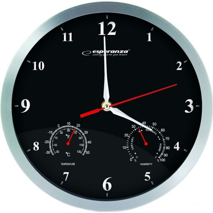Настенные часы Esperanza Wall Clock Washington 30 см White (EHC008W)