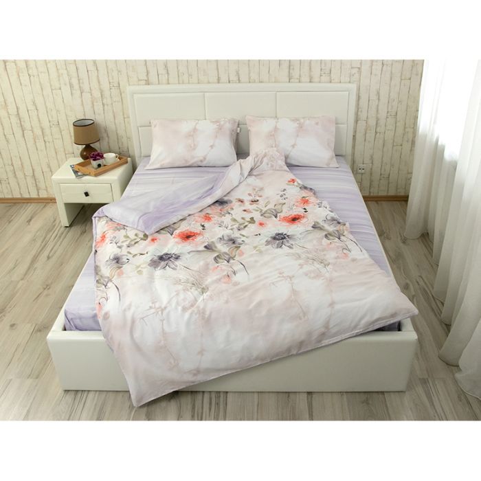 Постільна білизна Руно Flowers сатин полуторний (К_1.137А_Flowers)