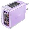 Зарядное устройство Acefast 3xUSB 65W (2xUSB-C+USB-A) Gan A45 Fast Charger Purple alfalfa (6974316282075)