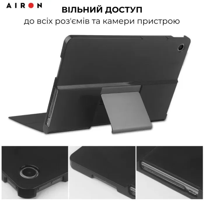 Чехол для планшета AirOn Premium Lenovo Tab Plus 2024 11.5 + Film Black (4822356758485) изображение 3