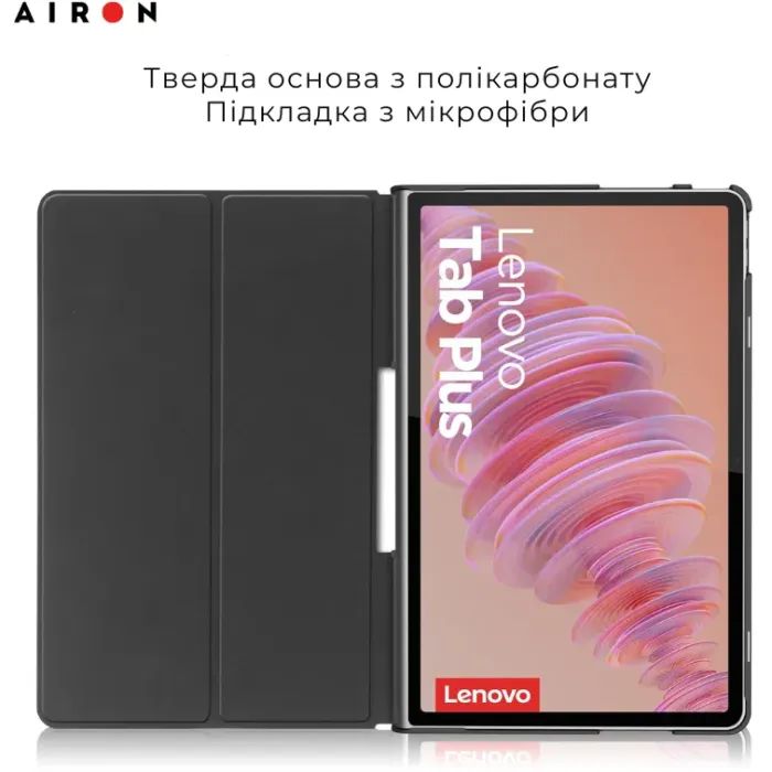 Чехол для планшета AirOn Premium Lenovo Tab Plus 2024 11.5 + Film Black (4822356758485) изображение 7