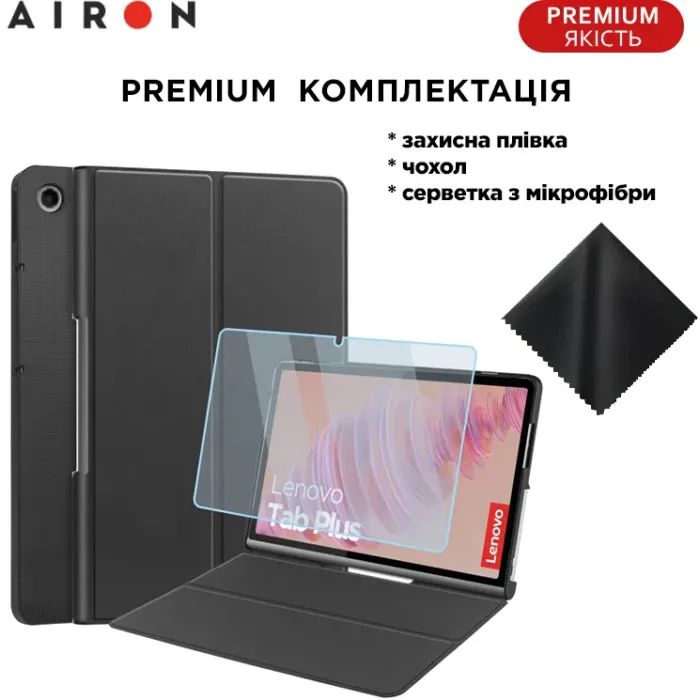 Чехол для планшета AirOn Premium Lenovo Tab Plus 2024 11.5 + Film Black (4822356758485) изображение 8