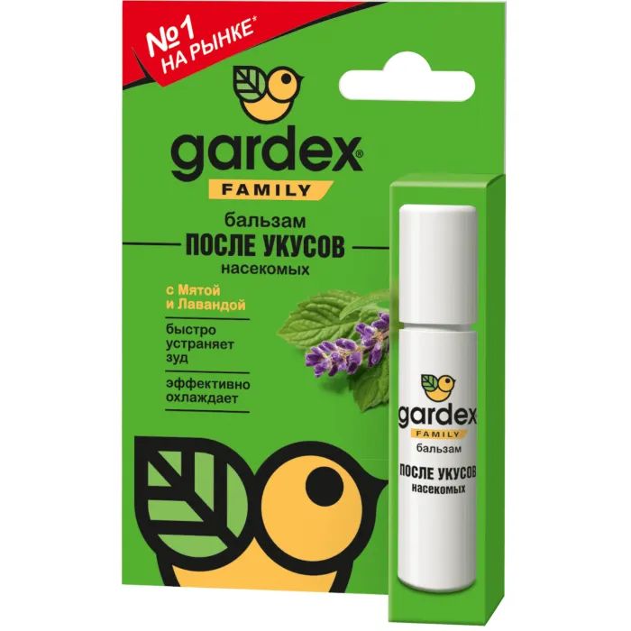 Средство после укусов насекомых Gardex Family Бальзам 7 мл (4820184441392)