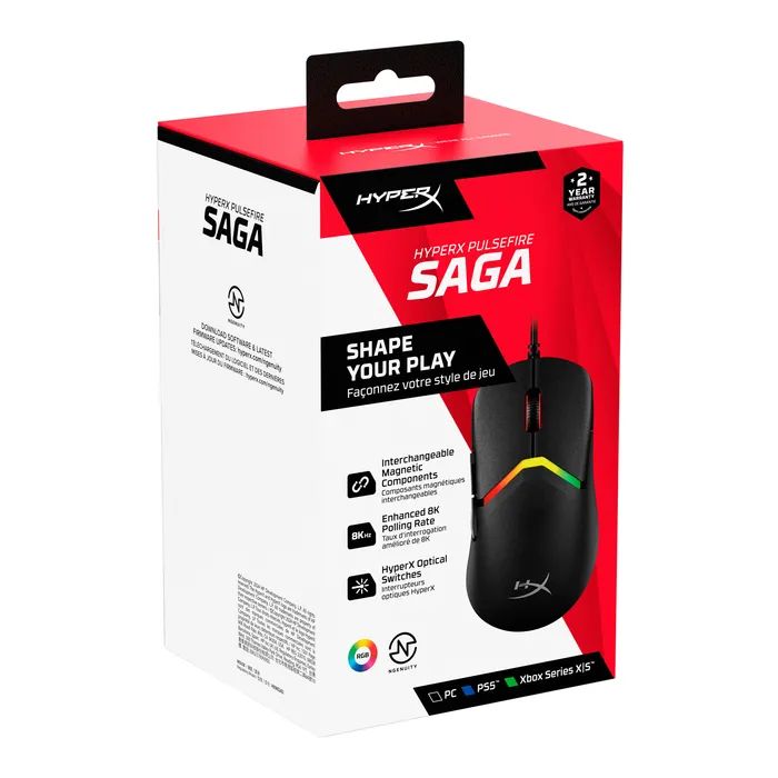 Мышка HyperX Pulsefire Saga USB Black (A2PB3AA) изображение 11