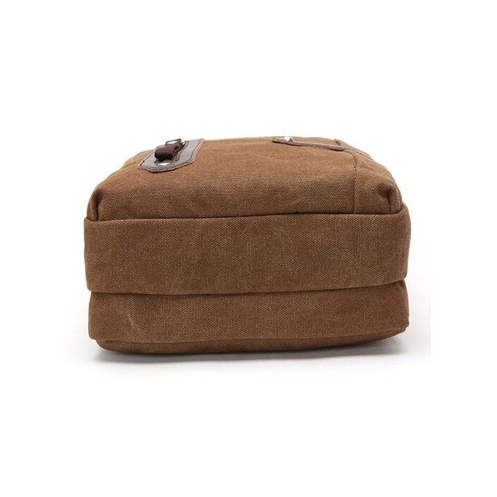 Сумка Vintage Текстильная Коричневая (20155) изображение 2