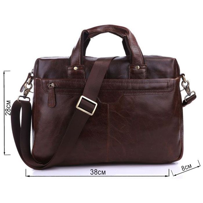 Сумка Vintage Коричневая (14114) изображение 3