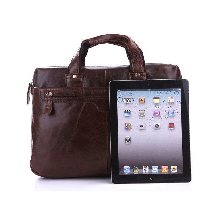 Сумка Vintage Коричневая (14114) изображение 6