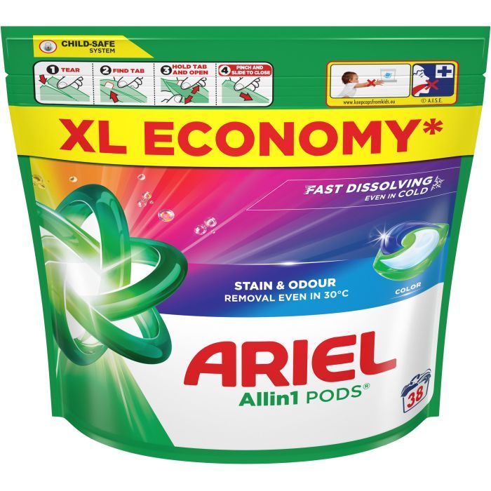 Капсулы для стирки Ariel Pods All-in-1 Color Для цветного 44 шт. (8700216764544)