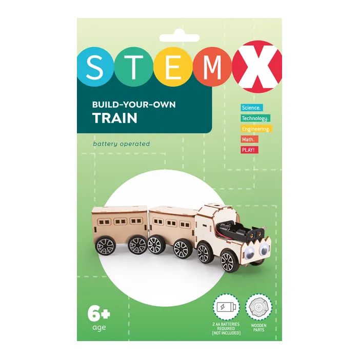 Конструктор Stem Поезд Деревянный на батарейках (3858894673681) изображение 3