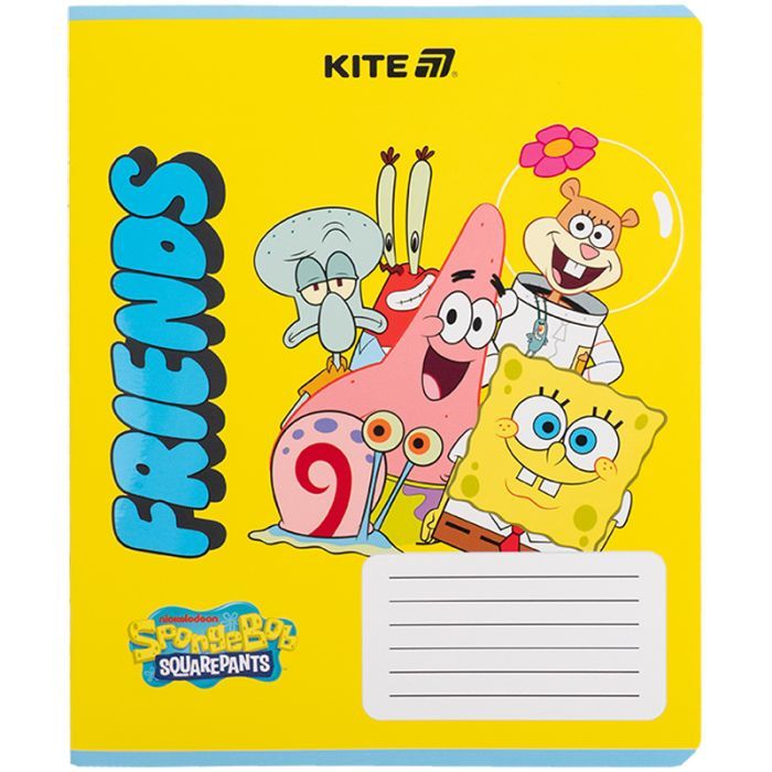 Тетрадь Kite SpongeBob SquarePants, 12 листов, клетка (SB25-232) изображение 6