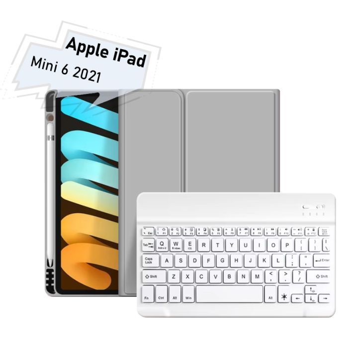 Чехол для планшета BeCover with keyboard Apple iPad Mini 6 2021 Black (712986)