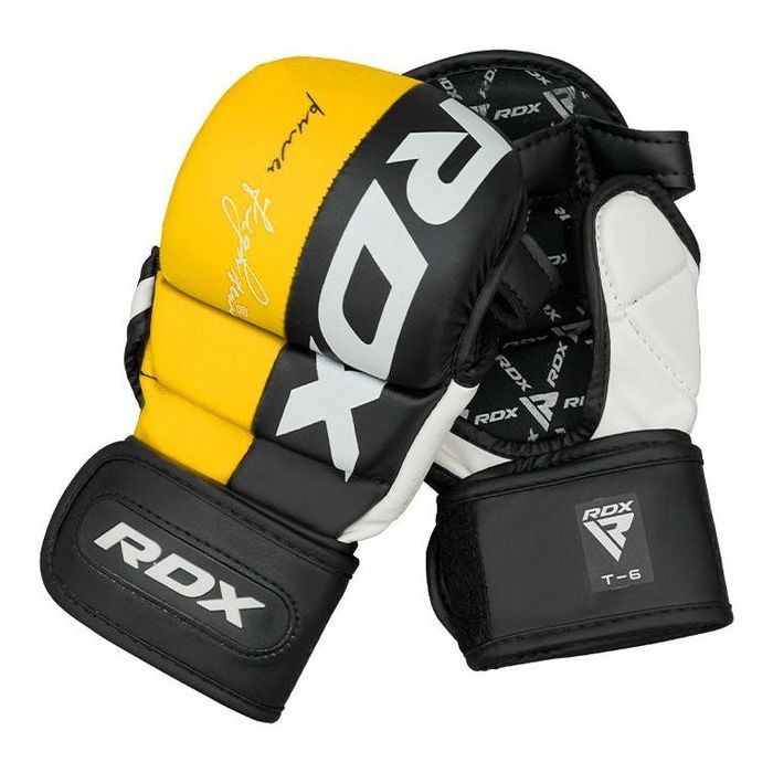 Рукавички для MMA RDX T6 Plus Rex Yellow XL (GGR-T6Y-XL+) зображення 3