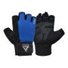 Перчатки для фитнеса RDX W1 Half Blue XL (WGA-W1HU-XL) изображение 3