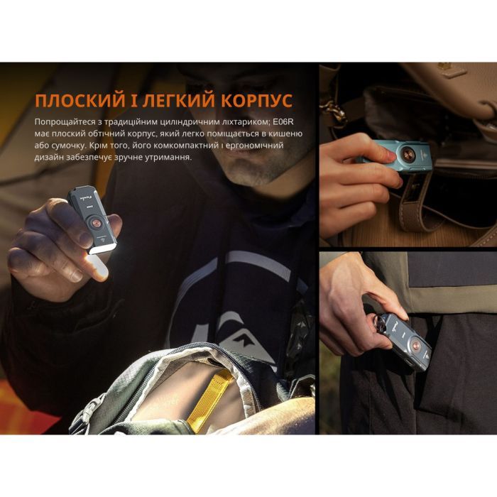 Фонарь Fenix E06R сірий (E06RGray) изображение 11