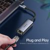 Адаптер USB-C to Ethernet RJ45 2.5Gbps 0,1m USB3.1 Choetech (HUB-R02-GY-V1) изображение 5