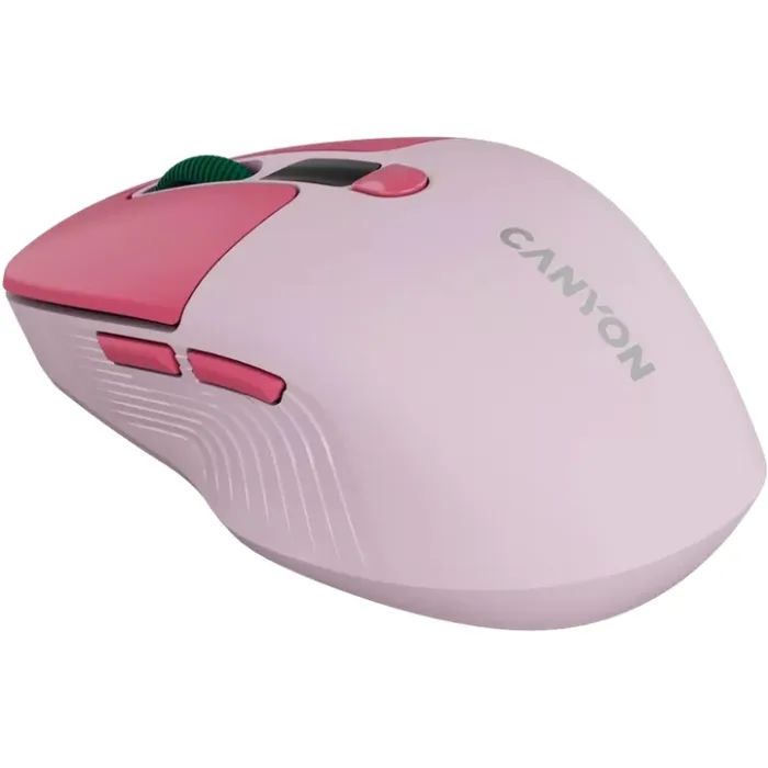 Мышка Canyon MW-26 LCD Silent Wireless/Bluetooth Violet (CNS-CMSW26V) изображение 4