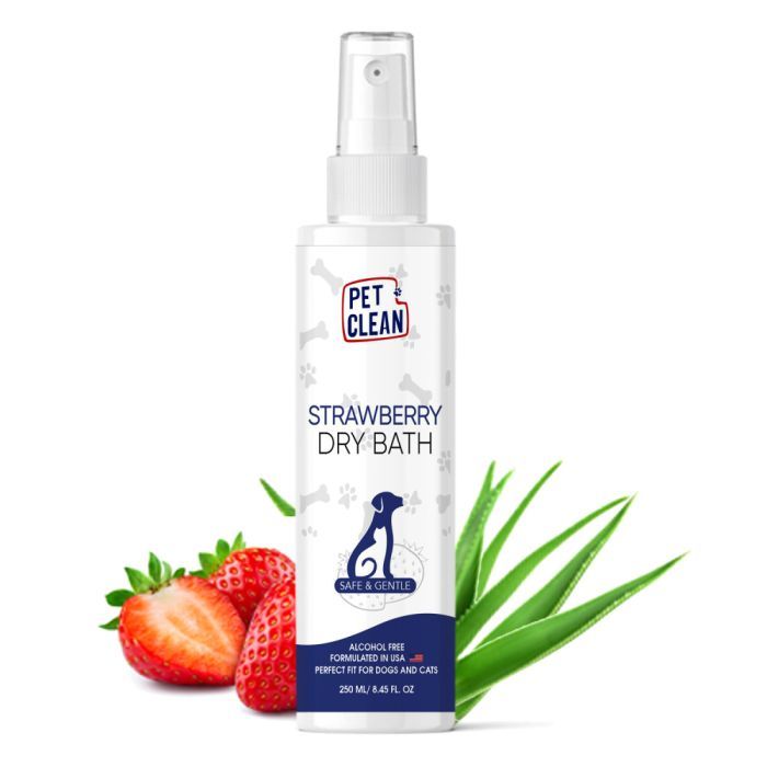 Шампунь для животных Pet Clean DRY BATH-STRAWBERRY с ароматом клубники 250 мл (8939117888350)