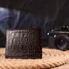Гаманець Canpellini Затискач із натуральної шкіри Коричневий (21519) зображення 9