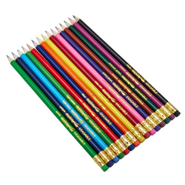 Карандаши цветные Cra-Z-Art з гумкою, 15 кольорів (10459CRA) изображение 3