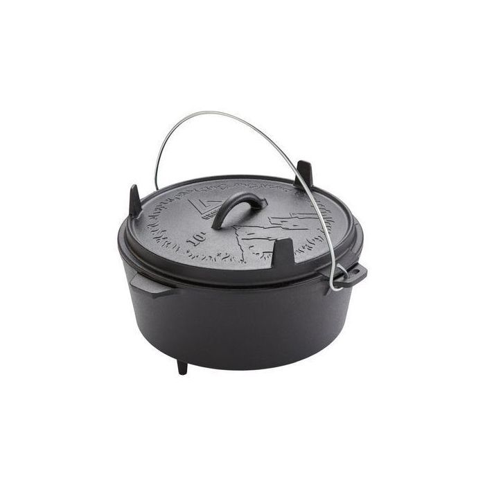 Котел туристический Groenberg Askja Pot 33 cm / 10 L Black (266018) (DAS303245)