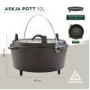 Котел туристический Groenberg Askja Pot 33 cm / 10 L Black (266018) (DAS303245) изображение 7