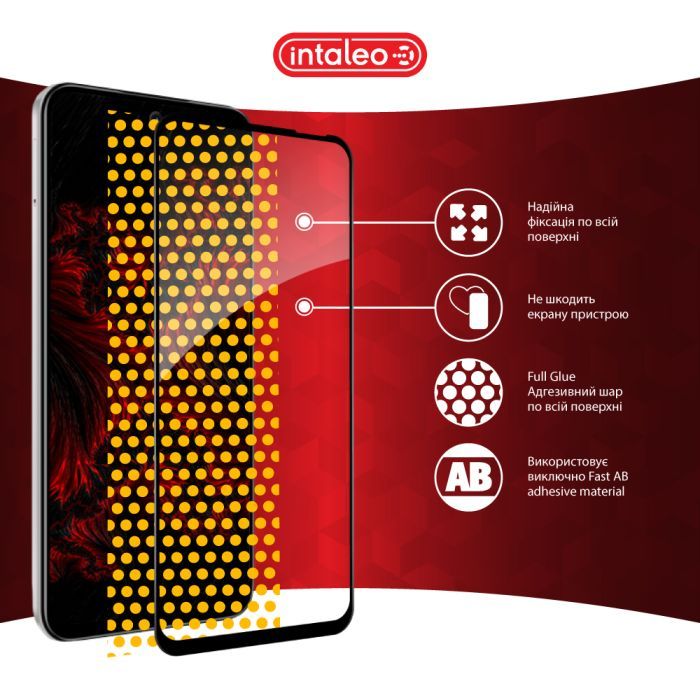 Скло захисне Intaleo Full Glue Tecno Spark 30C Black (1283126599361) зображення 7