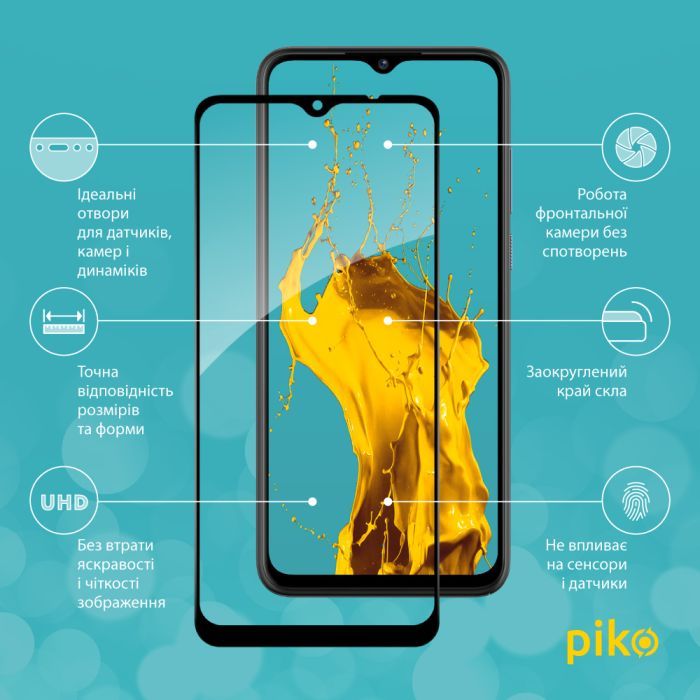 Скло захисне Piko Full Glue ZTE Blade A53 Black (1283126583315) зображення 2