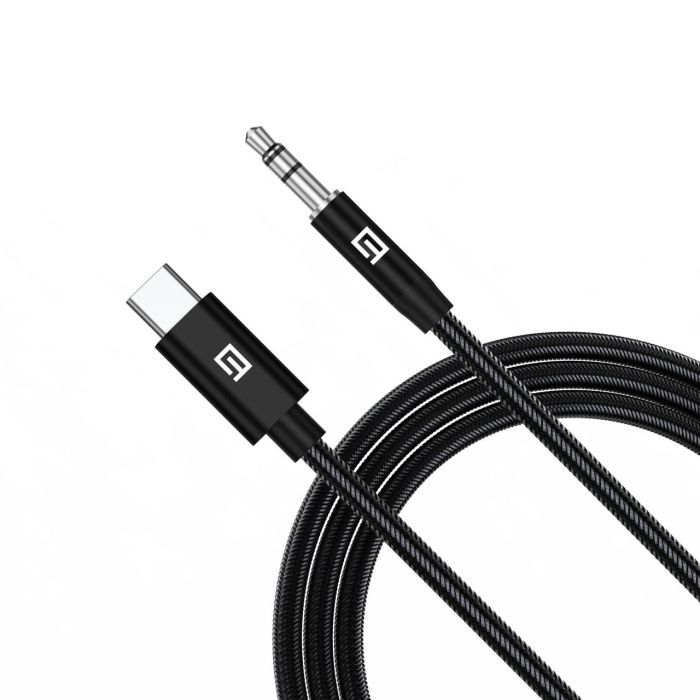 Кабель мультимедийный USB-C to 3.5mm M 1.0m black Armorstandart (ARM76888) изображение 2