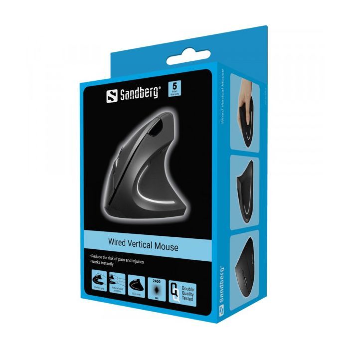 Мишка Sandberg Vertical Mouse Pro USB Black (630-14) зображення 4