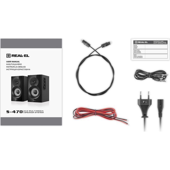 Акустическая система REAL-EL S-470 Black (EL121200018) изображение 11