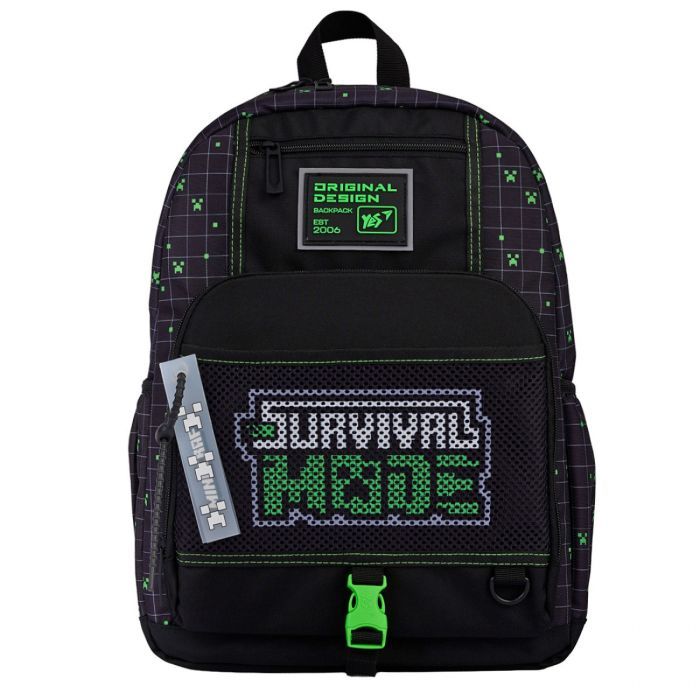 Рюкзак школьный Yes Minecraft Survival T-115 (550001) изображение 3