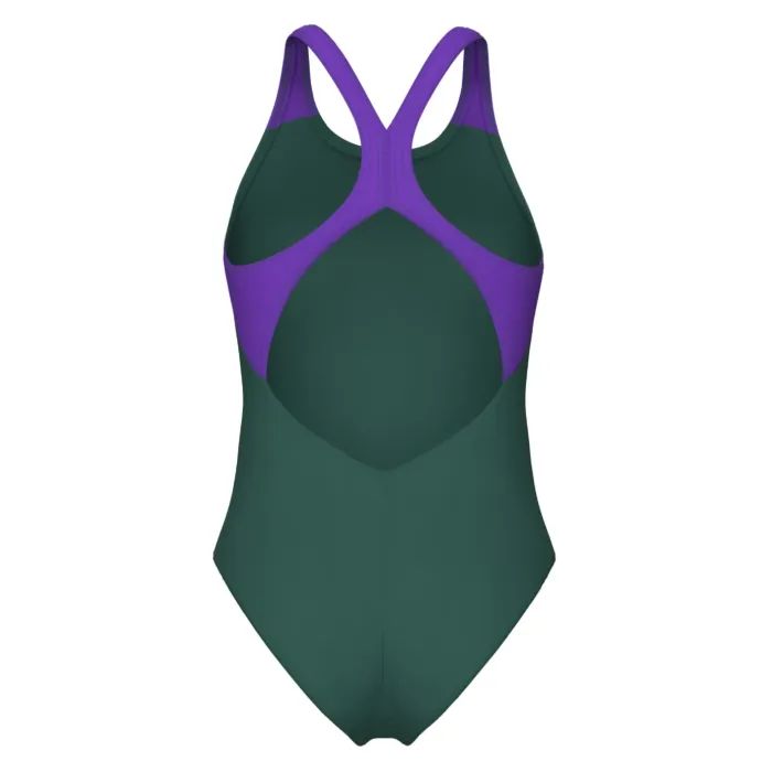 Купальник Arena Bright Glare Swimsuit V Back 008930-690 зелений 40 (3468337533672) изображение 5