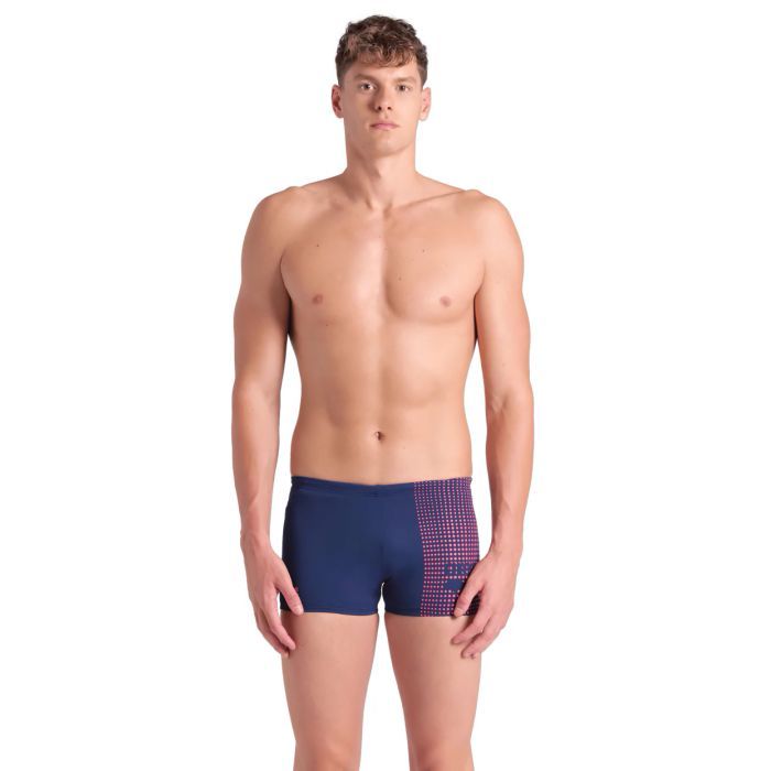 Плавки Arena Foggy Dots Swim Short 008483-506 чорний, жовтий 85 (3468337531111)