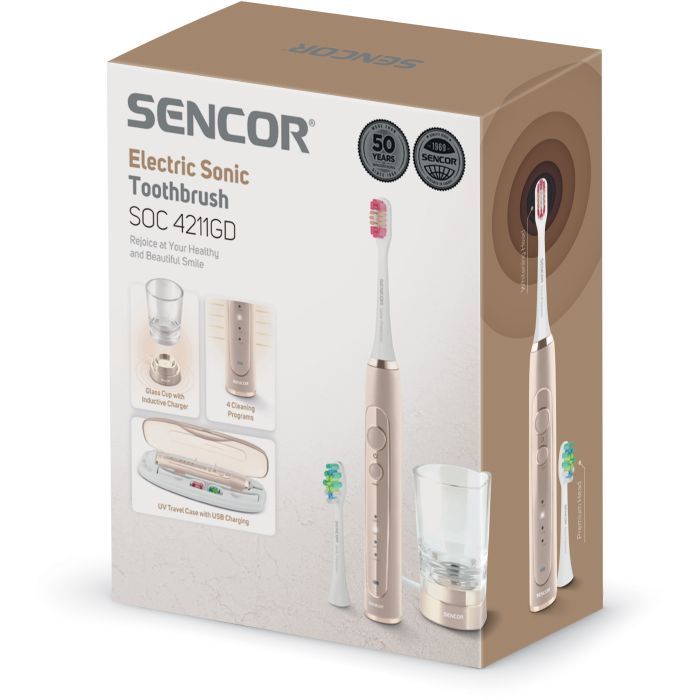 Електрична зубна щітка Sencor SOC 4211GD зображення 6