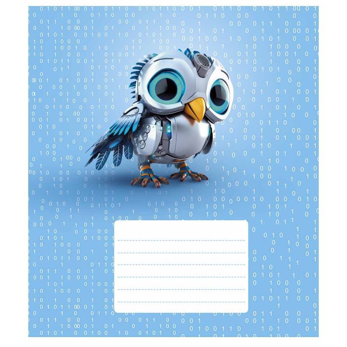 Тетрадь Школярик Robot animals 12 листов линия (012-3331L) изображение 5