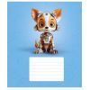 Тетрадь Школярик Robot animals 12 листов линия (012-3331L)